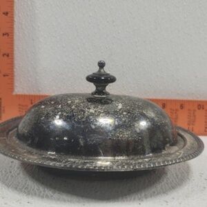 Silverplate Small Oval Serving Dish With Cover Home Dining Kitchen Entertaining